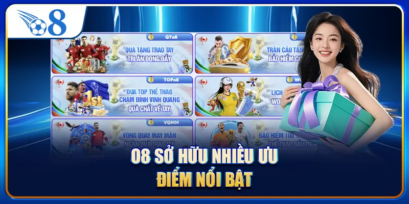 O8 sở hữu nhiều ưu điểm nổi bật